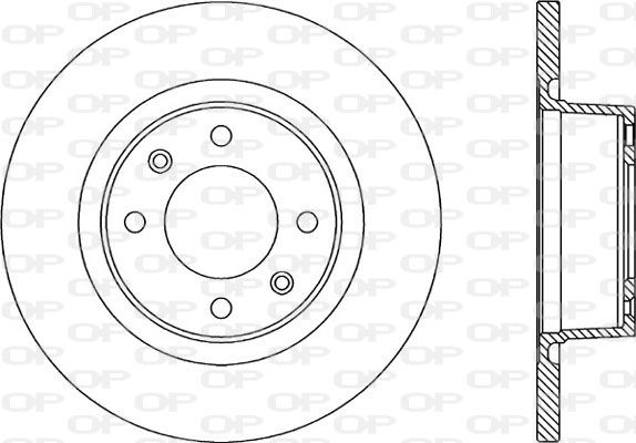 OPEN PARTS Тормозной диск BDR1931.10